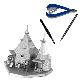 El Rompecabezas 3d Metal Kit Harry Potter Cabaña De Hagrid El Rompecabezas 3d Metal Kit Harry Potter Cabaña De Hagrid