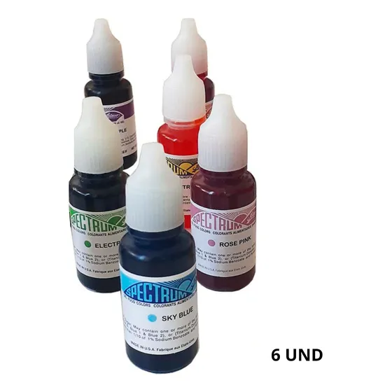 Colorantes Ateco En Gel 15 Cc Con Gotero Para Repostería