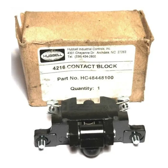 Hubbell Contact Block For Master Switch 4216 Pn-48448-100