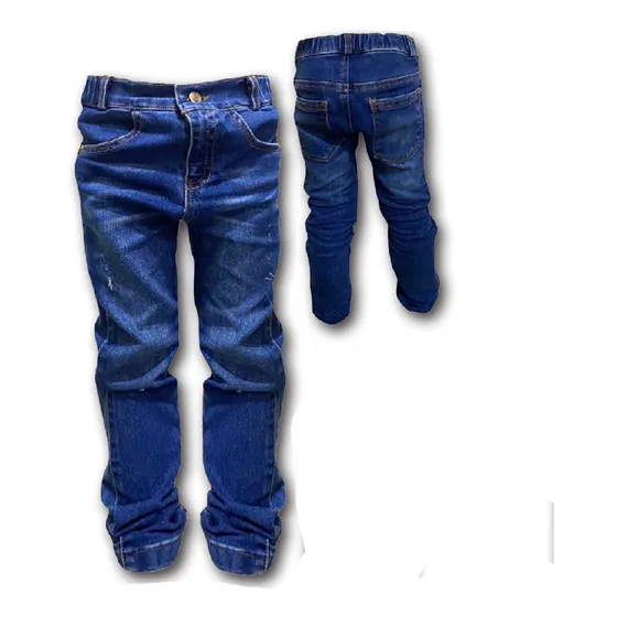 Pantalon De Jean Niño Strech Azul Babsiboo Ref. 6218