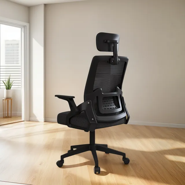 Silla Ejecutiva Giratoria Reposa Cuello Ajustable Soporte