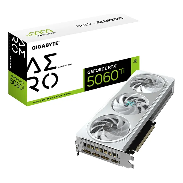 Tarjeta De Video Nvidia Rtx 5060 Ti Oc Gigabyte Aero Ddr7