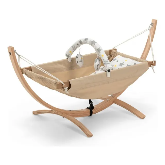 Hamaca Cuna De Madera Para Bebe