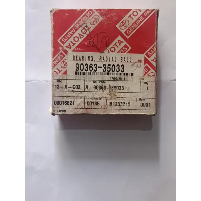 Rodamiento Eje De Entrada Frontal Toyota Meru,hilux 2rz Orig