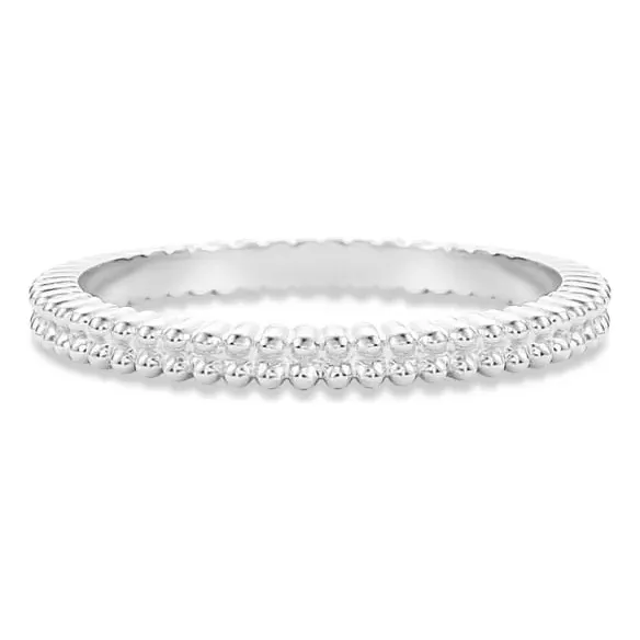Anel Life Duplo Bolinhas Em Prata 925 16