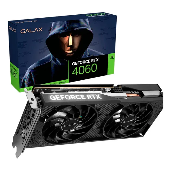 Gpu Galax Rtx 4060 1-click Oc 2x, 8gb, Gddr6, 46nsl8mdapco