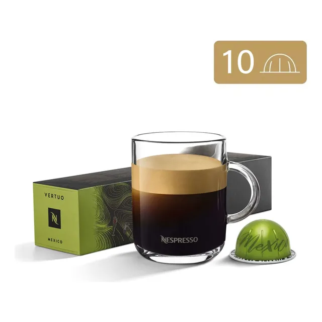 10 Cápsulas Nespresso Vertuo Americano México