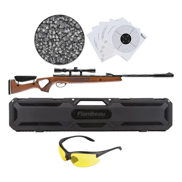 Rifle Hatsan 65 Combo 6.35mm Kit Completo Xchwsp
