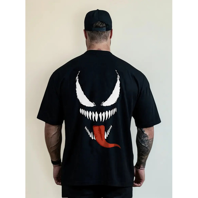 Camisa Oversized Venom Fit Camisa 100% Algodão Lançamento Camisa Oversized Venom Fit Camisa 100% Algodão Lançamento