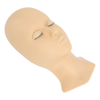 Eyelash Practice Mannequin Head Double Fold Palpebral Lash Eyelash Practice Mannequin Head Double Fold Palpebral Lash