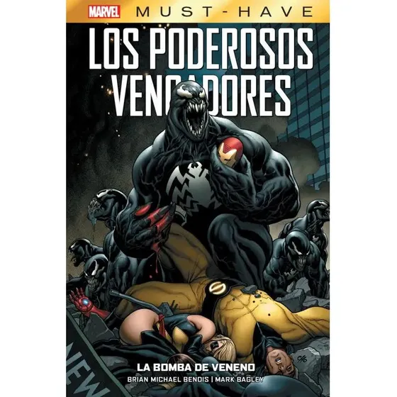 Marvel Must-have. Los Poderosos Vengadores 2, De Brian Michael Bendis, Mark Bagley. Serie Los Poderosos Vengadores, Vol. 2. Editorial Panini, Tapa Dura En Español
