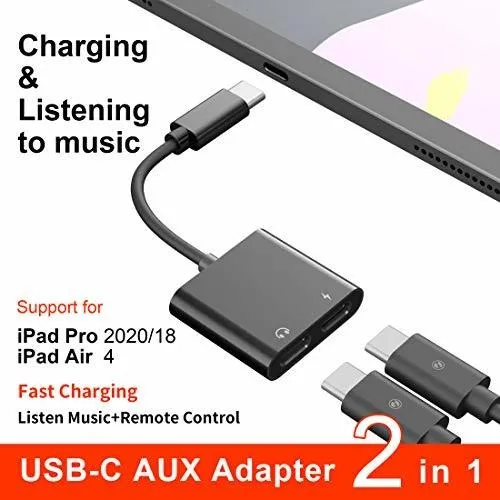 Adaptador Audifono Usb Doble Tipo Divisor Audio Auxiliar
