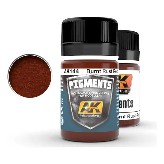 Burnt Rojo Oxido (35ml Botella Pigmento) Ak Interactive
