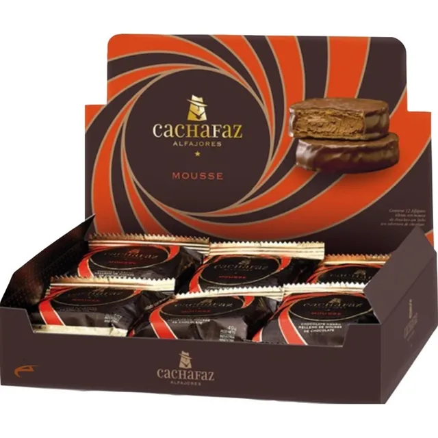 Alfajor Mousse Cachafaz 50 Gr Caja Por 12 Unidades
