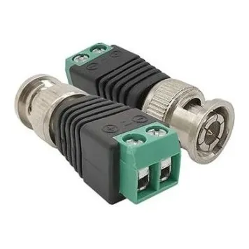 Convertidores Bnc A.par Video Balun Sencillo,distancia Corta