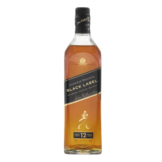 Johnnie Walker Black Label Blended Scotch Whisky 1 L