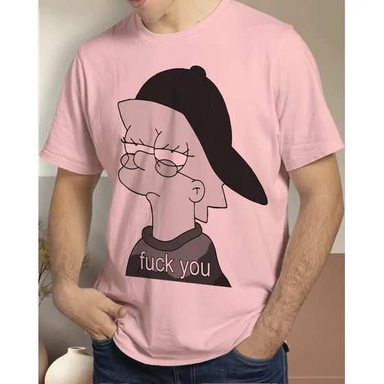Camiseta Lisa Simpsons Tumblr Moda Swag Geek Envio 24 Horas