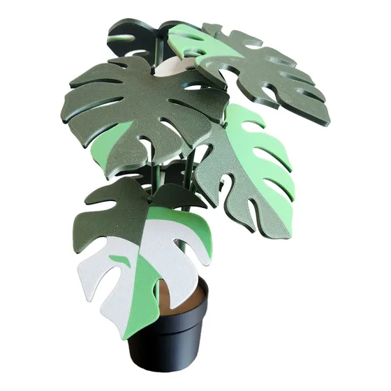 Posavasos Monstera Planta Deco Impresion 3d