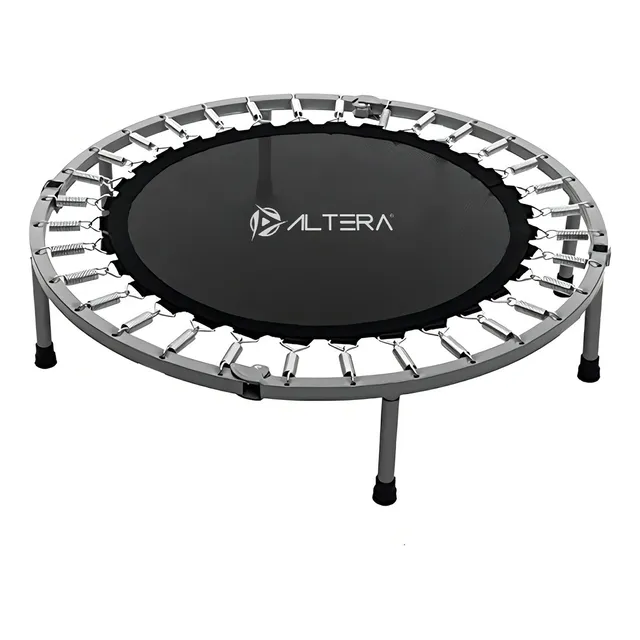 Mini Trampolin Fitness Plegable 40 Pulgadas Ejercicio Gym Color Negro