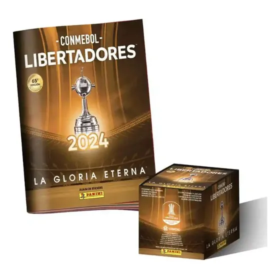 Caja De Barajitas + Album Copa Libertadores 2024 Panini