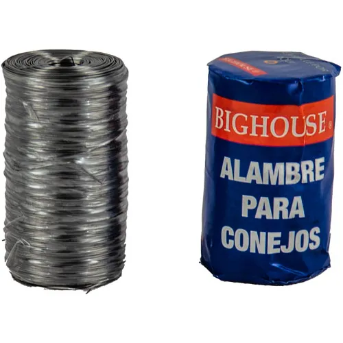 Alambre Para Conejo 0.41mm Negro (rollo 386mt) Bighouse