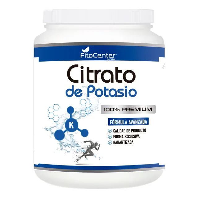 Citrato De Potasio Fitocenter Natural  Sistema Nervioso 300g