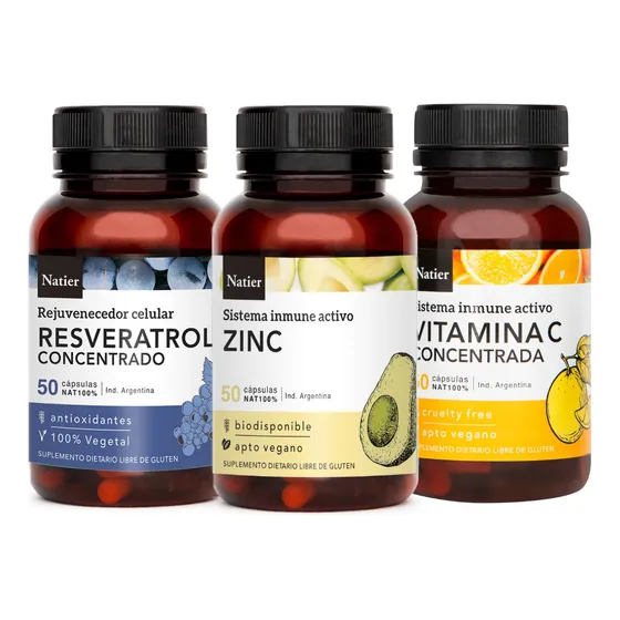 Plan Alergias Natier Zinc+ Resveratrol+ Vitamina C Capsulas