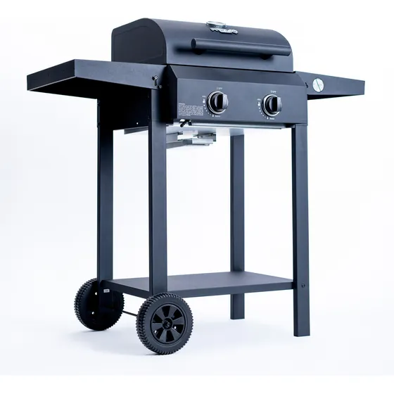 Churrasqueira A Gás Com Carrinho Gourmet Em Inox Frank Grill