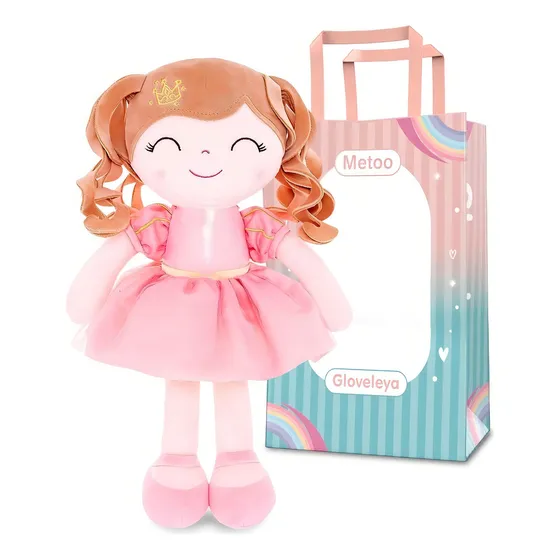 Boneca Gloveleya 40cm Metoo Doll C/ Sacola Princesa Loira