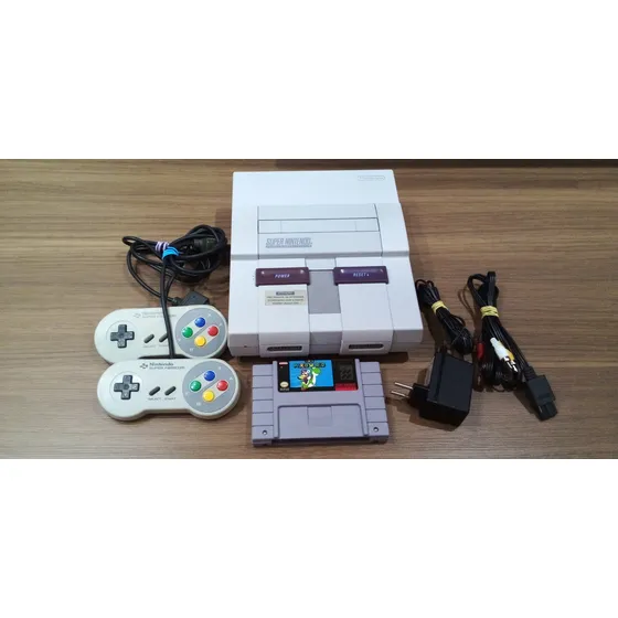 Console Super Nintendo 005 Cinza