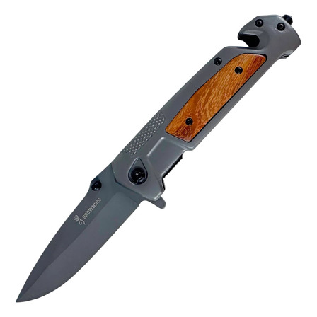 Canivete Tático Semi Automatico Browning Da312 Canivete Tático Semi Automatico Browning Da312
