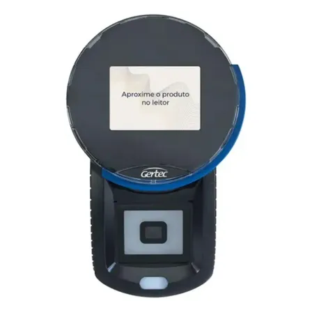 Terminal de Consulta Busca Preço Leitor De Código De Barras Gertec TC506 Preto - 1D/2D QR Code Wi-Fi Ethernet