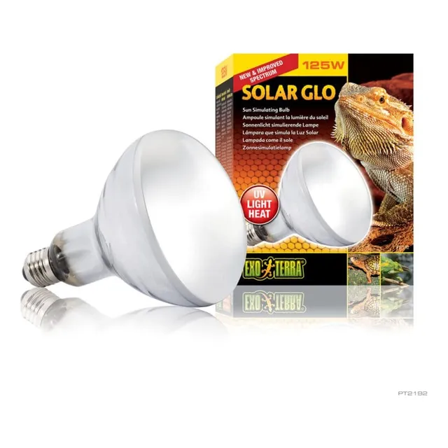 Exo Terra Ampolleta Solar Glo 125 W Reptil Calor Uvb Luz