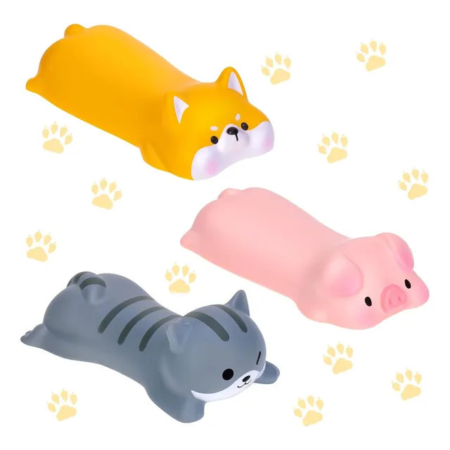3 Pcs Teclado Almohadilla Para Reposamuñecas Y Mouse Soporte