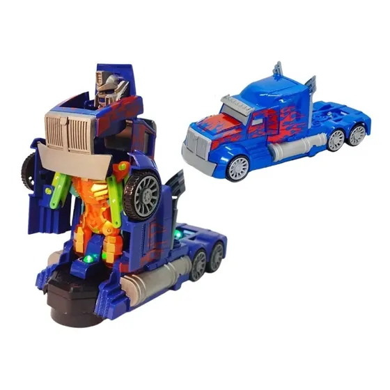 Camion Transformable Robot Luz Sonido Juguete Optimus Prime