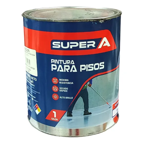 Pintura Para Pisos Lisa Gris Galon