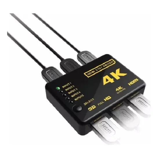 Adaptador Switch Aon Hdmi 5 En 1 / 4k