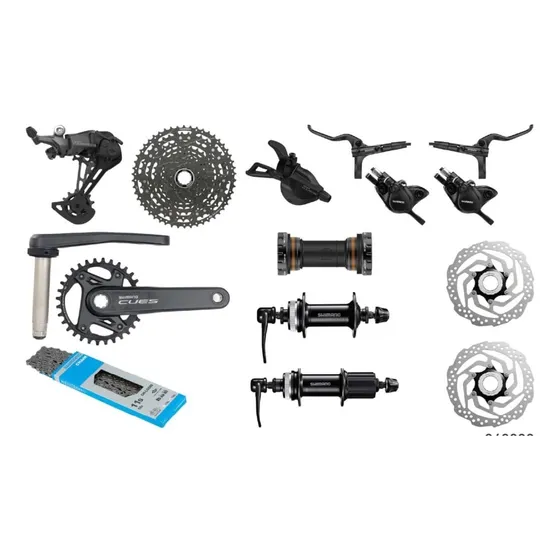Grupo Shimano Cues U6000 Mtb 1x11 Vel Hidraulico Monoplato