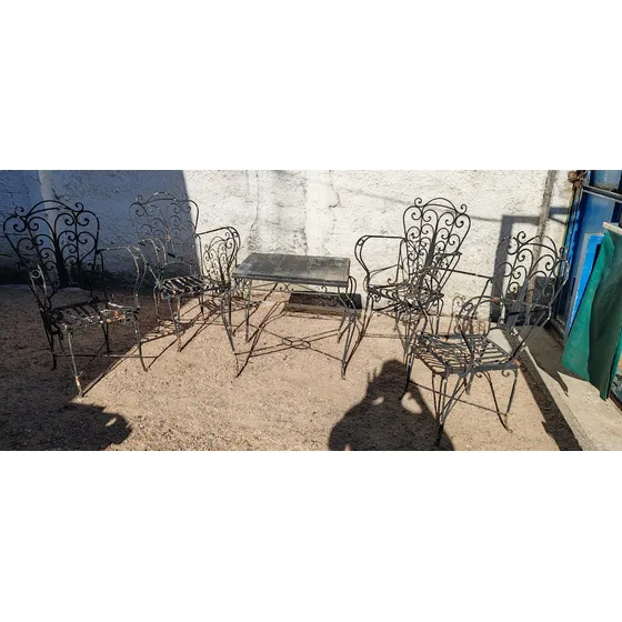 Juego De Patio De Hierro