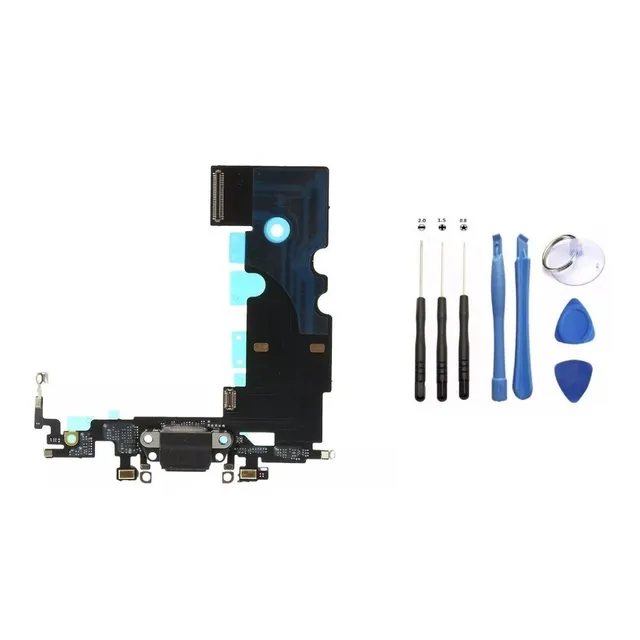 Flex De Carga Jm Compatible iPhone 8 Audio Y Microfono + Kit