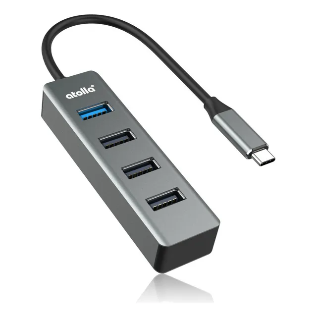 4 Puertos Hub Usb 3.0 Atolla Para Laptop Inalámbrico 2.4g