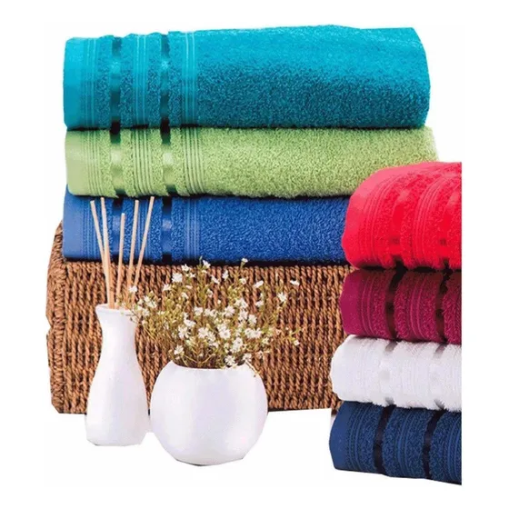 Pack X 3 Toallas De Mano Rostro 41 X 70 Cm Santista Algodón Surtidos