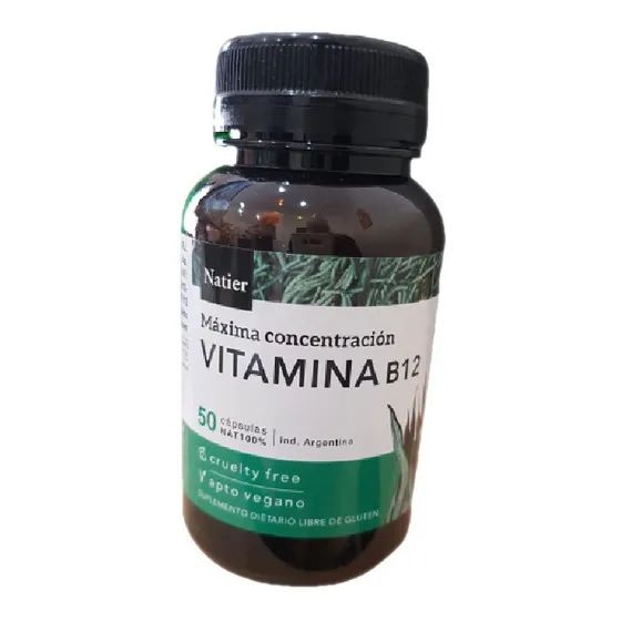 Vitamina B12 Vegana Natier Cap 50