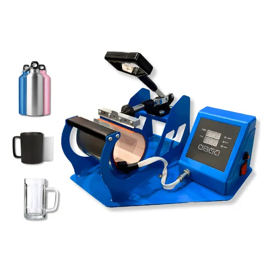 Máquina De Estampar Canecas Compacta Mug Compacta Print 220v Cor Azul-marinho