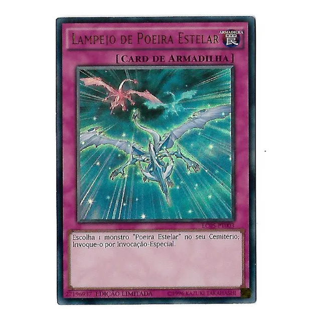Yu-gi-oh Lampejo De Poeira Estelar - Ultra Raro Frete Inclus