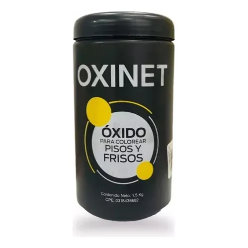 Oxido Para Piso Color Marron Oxinet Presentacion De 1.5 Kg