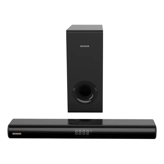 Barra De Sonido Aiwa Awsbc800ww Bluetooth 2.1 Color Negro