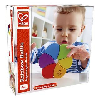 Sonajero Arcoiris De Madera Hape Sonajero Arcoiris De Madera Hape