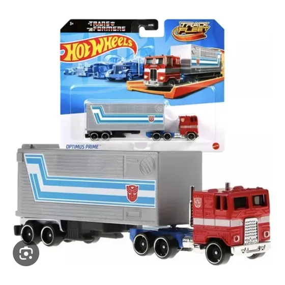 Hot Wheels Transformers Optimus Prime Truck Fleet
