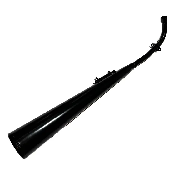 Escape Zanella Zb 110 Tipo Original Negro